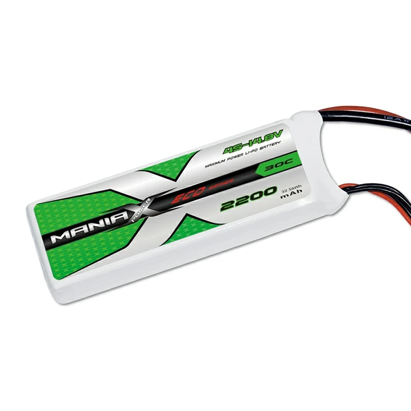 4S-14,8V 2200mAh 30C Lipo-batteri